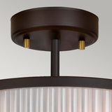 Museum Bronze Dual-Light Pendant - Contemporary Elegance