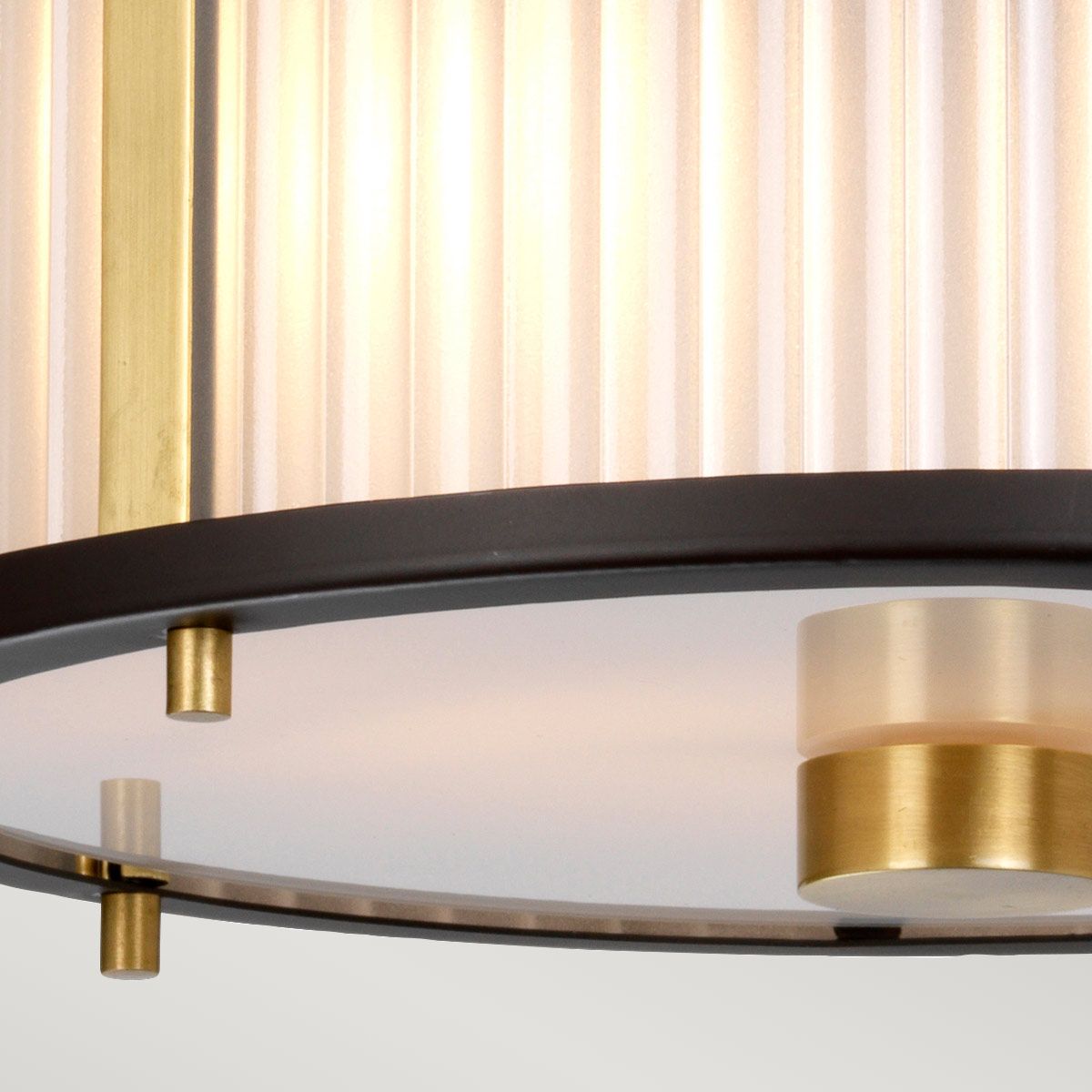 Museum Bronze Dual-Light Pendant - Contemporary Elegance