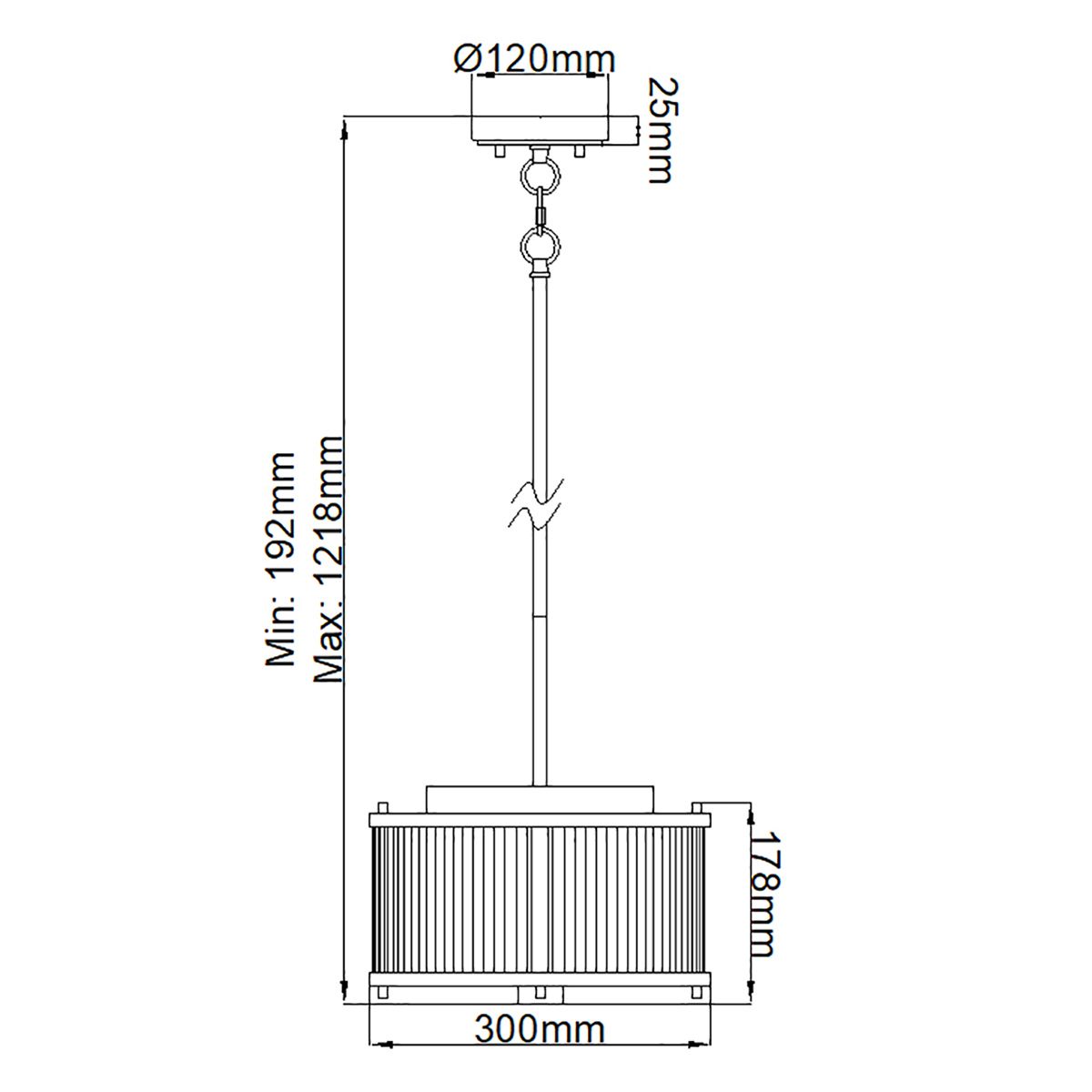 Corona Dual Light Pendant - White and Polished Nickel Finish
