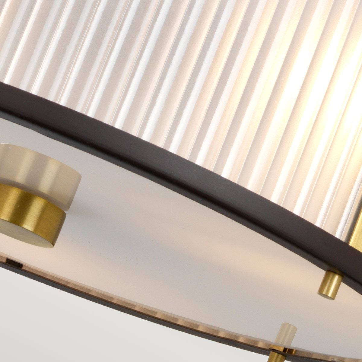 Corona Triple Pendant Light - Museum Bronze Finish
