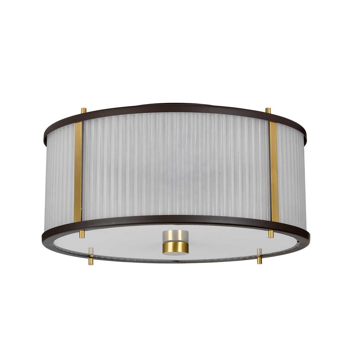 Corona Triple Pendant Light - Museum Bronze Finish