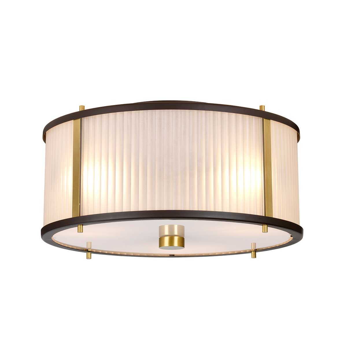 Corona Triple Pendant Light - Museum Bronze Finish