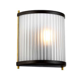 Corona 1 Light Wall Sconce - Museum Bronze & Aged Brass Finish