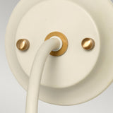 Elegant Cosmos Wall Sconce in Cream and Brass