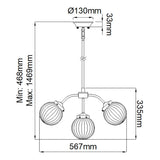 Celestial Elegance 5-Light Chandelier