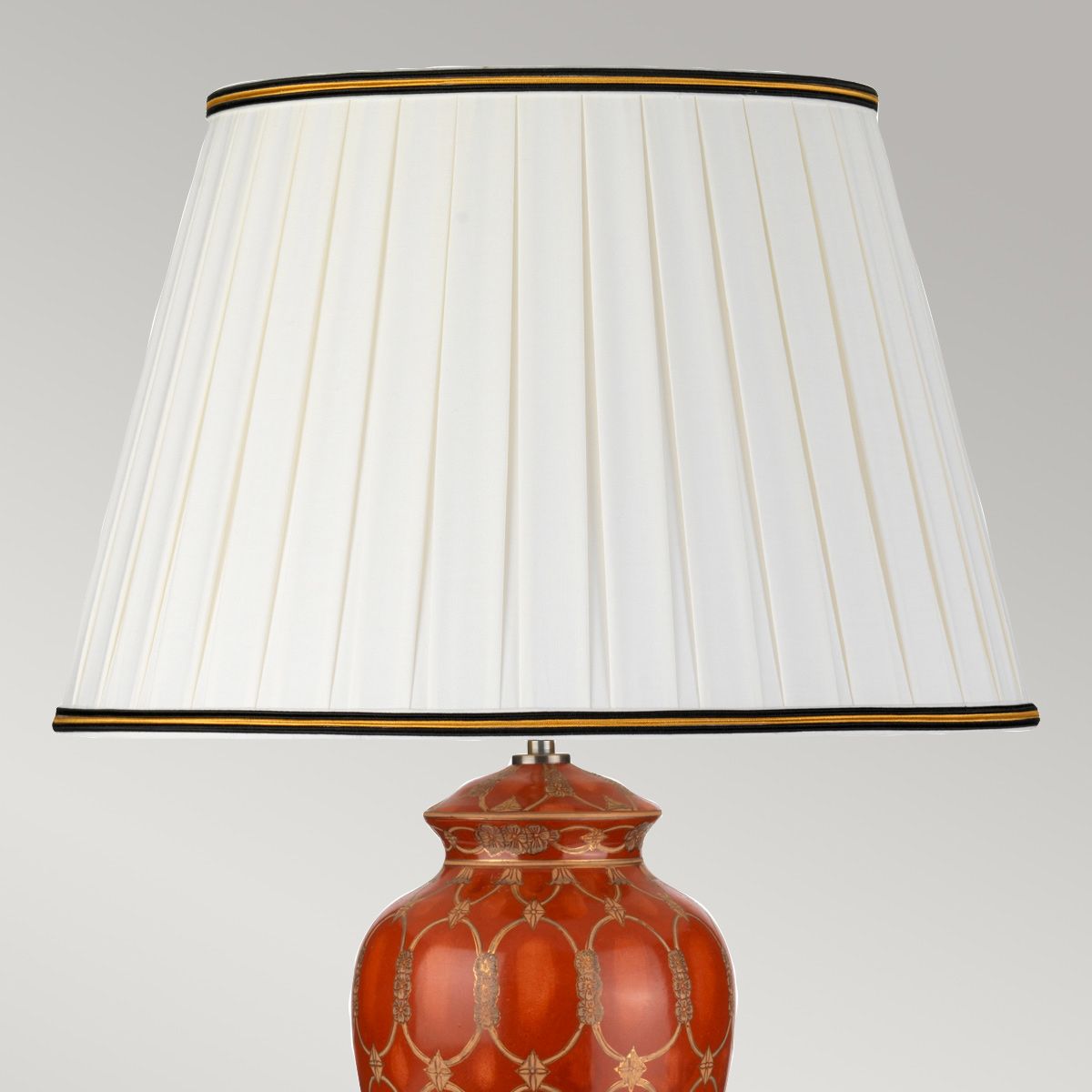 Datai 1 Light Table Lamp Terracotta and Gold