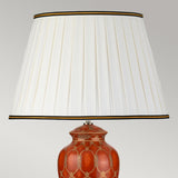 Datai 1 Light Table Lamp Terracotta and Gold