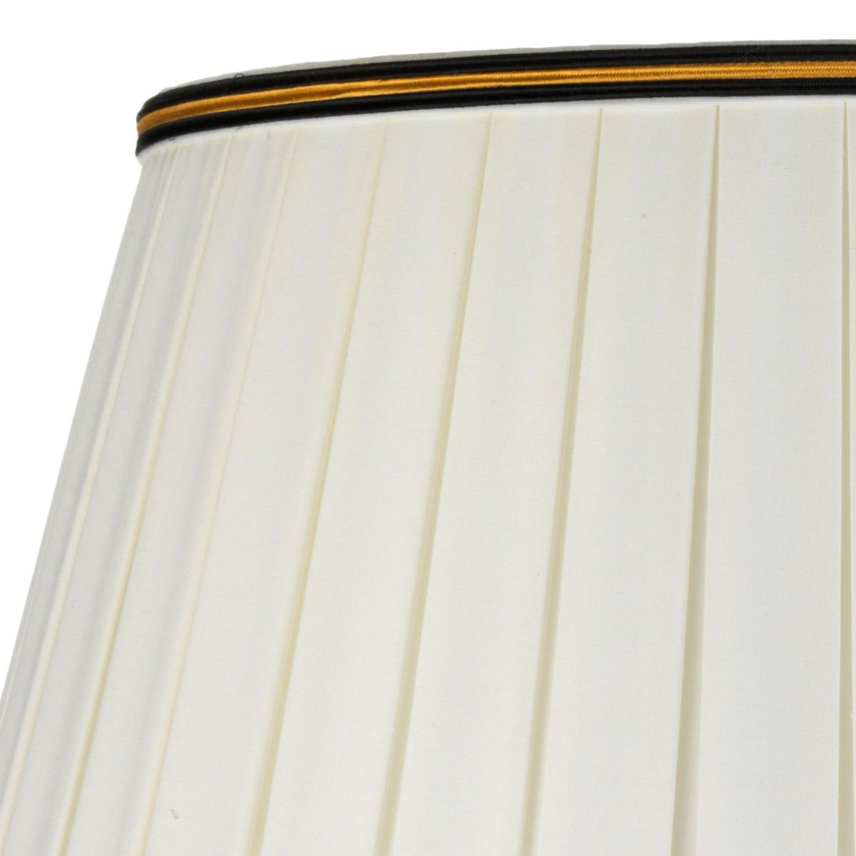 Dian 1 Light Table Lamp With Tall Empire Shade Silver and Gold