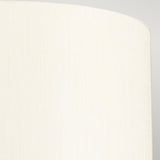 Fletcher 14" Flush Aged Brass with Ivory Shade