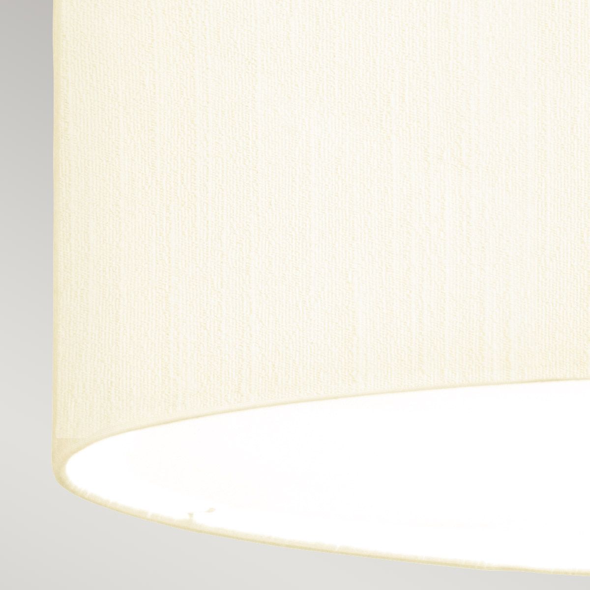Fletcher 22" Flush Polished Chrome with Ivory Shade