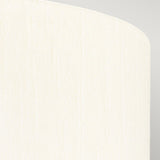 Fletcher 26" Flush Aged Brass with Ivory Shade