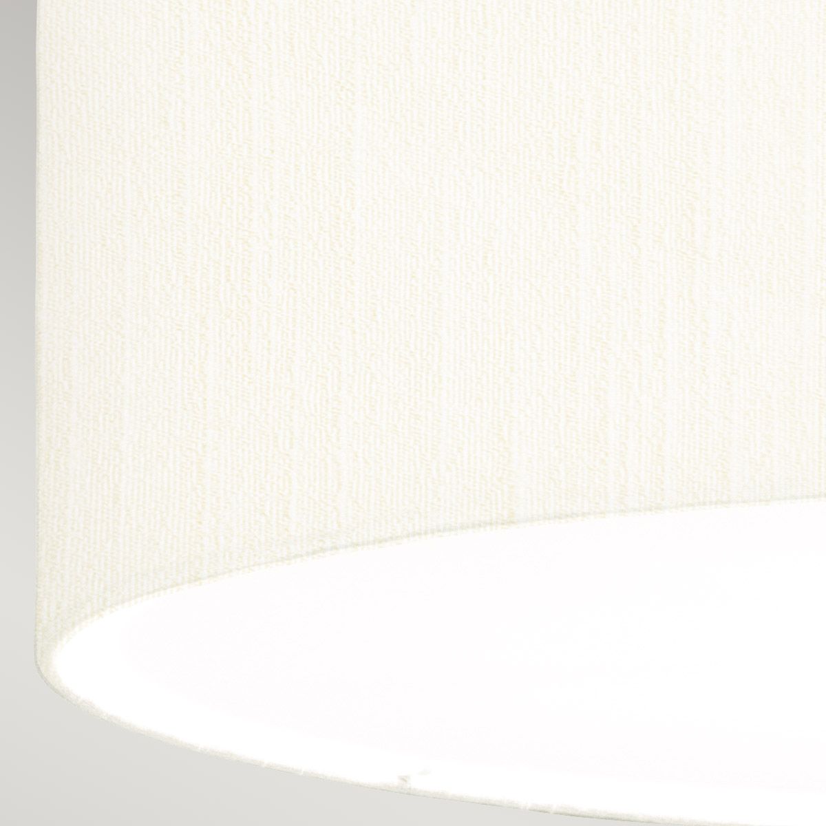 Fletcher 26" Flush Aged Brass with Ivory Shade