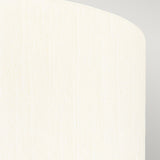 Fletcher 26" Flush Polished Chrome with Ivory Shade