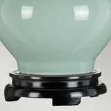 Harbin Gourd 1 Light Table Lamp with Tall Empire - Celadon Celadon