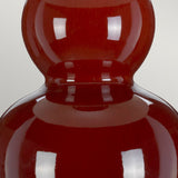Harbin Gourd 1 Light Table Lamp with Tall Empire - Oxblood Oxblood