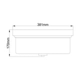 Kincaid Elegance: Triple Light Flush Fixture