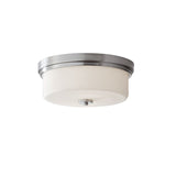 Kincaid Dual Light Chrome Flush Fixture