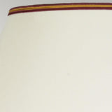 Majin 1 Light Table Lamp with Tall Empire Shade Oxblood