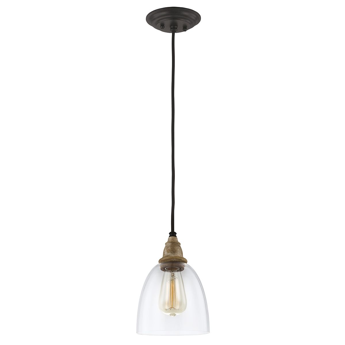 Matrimonio Single-Light Rustic Mini Pendant