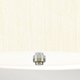 Pearce 14" Pendant with Polished Chrome Ceiling Pan Polished Chrome, Ivory Shade