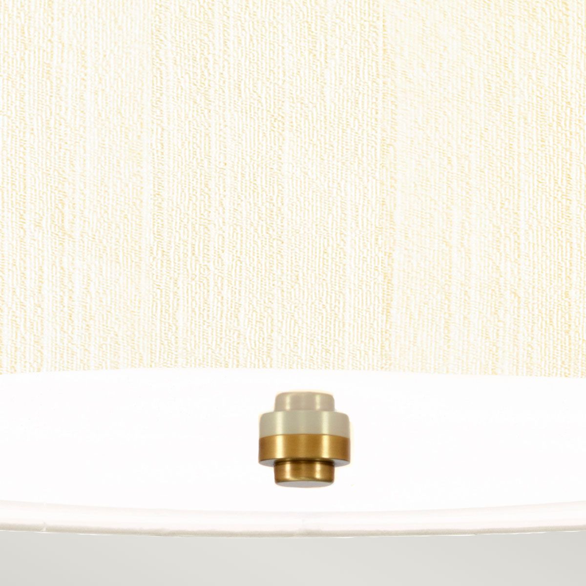 Pearce 18" Pendant with Aged Brass Ceiling Pan Aged Brass, Ivory Shade