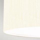 Pearce 18" Pendant with Polished Chrome Ceiling Pan Polished Chrome, Ivory Shade