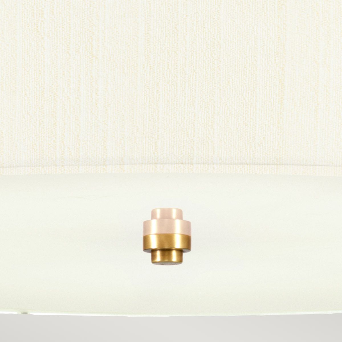 Pearce 22" Pendant with Aged Brass Ceiling Pan Aged Brass, Ivory Shade