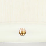 Pearce 22" Pendant with Aged Brass Ceiling Pan Aged Brass, Ivory Shade