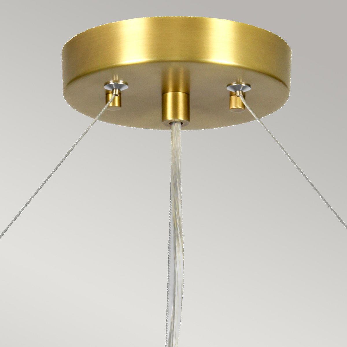 Pearce 30" Pendant with Aged Brass Ceiling Pan Aged Brass, Ivory Shade
