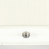 Pearce 30" Pendant with Polished Chrome Ceiling Pan Polished Chrome, Ivory Shade