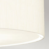 Pearce 34" Pendant with Aged Brass Ceiling Pan Aged Brass, Ivory Shade