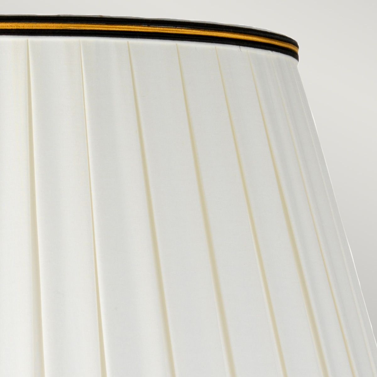Peronne 1 Light Table Lamp With Tall Empire Shade Black and Gold