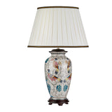 Ping 1 Light Table Lamp Cream with coloured birds