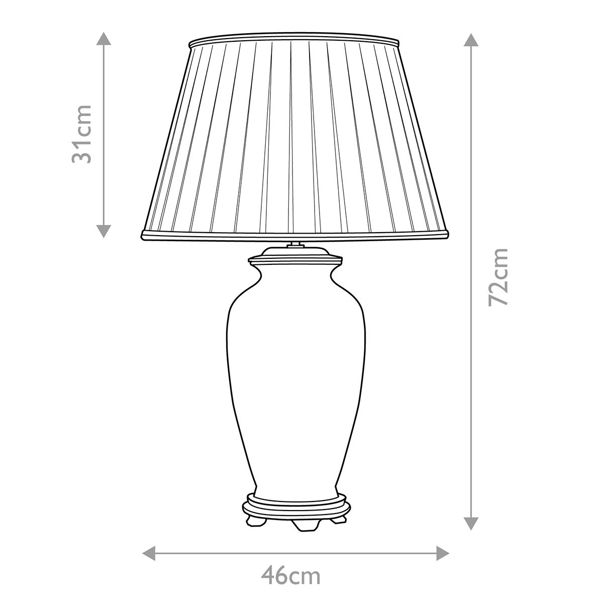 Ping 1 Light Table Lamp Cream with coloured birds