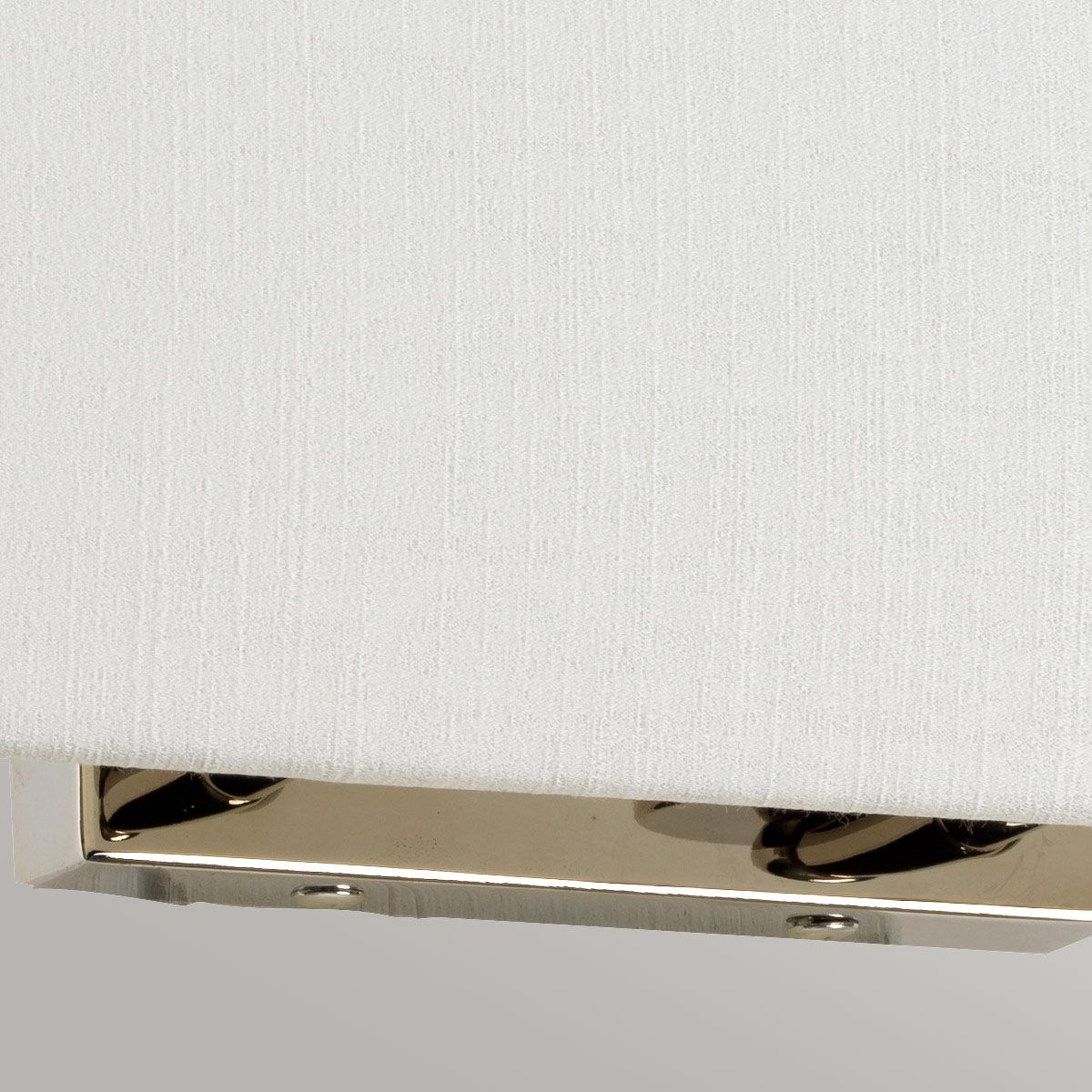 Riley Large Rectangular Wall Light with Polished Chrome Back Plate Polished Chrome
