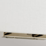 Riley Large Rectangular Wall Light with Polished Chrome Back Plate Polished Chrome