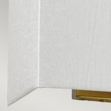 Riley Medium Rectangular Wall Light with Aged Brass Back Plate Aged Brass