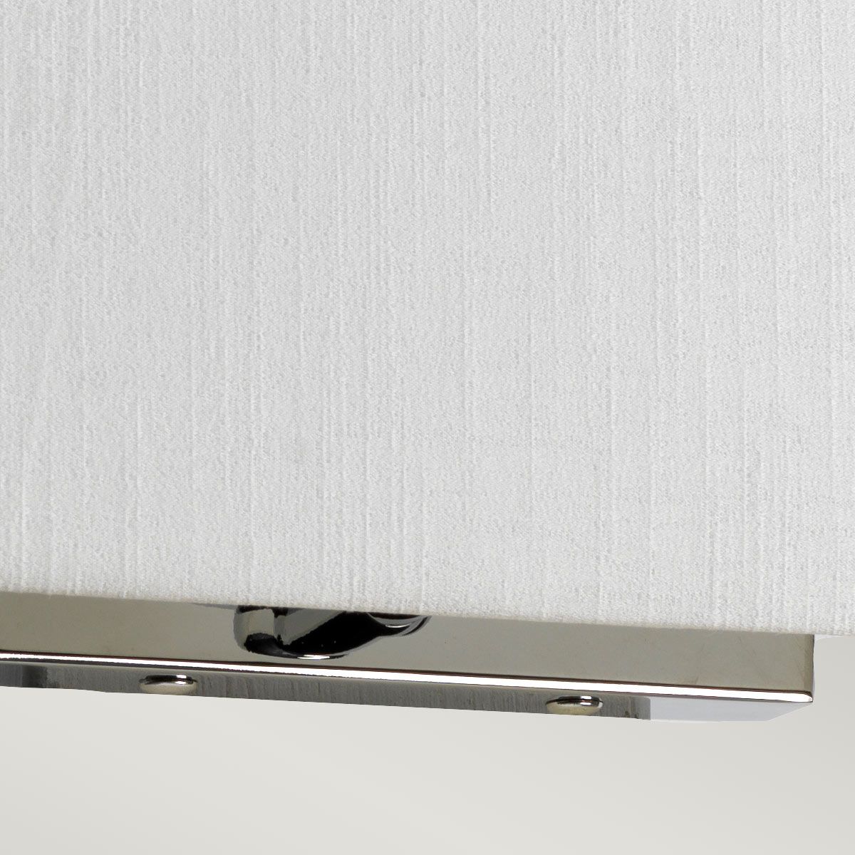 Riley Medium Rectangular Wall Light with Polished Chrome Back Plate Polished Chrome