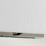 Riley Medium Rectangular Wall Light with Polished Chrome Back Plate Polished Chrome