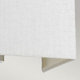 Riley Medium Rectangular Wall Light with Polished Chrome Back Plate Polished Chrome