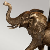 Sabi 1 Light Table Lamp with Oval Shade Bronze Patina