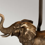 Sabi 1 Light Table Lamp with Oval Shade Bronze Patina