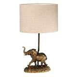 Sabi 1 Light Table Lamp with Oval Shade Bronze Patina
