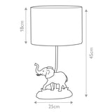 Sabi 1 Light Table Lamp with Oval Shade Bronze Patina