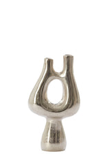 Elegant Raw Nickel Kotani Vase 31.5cm