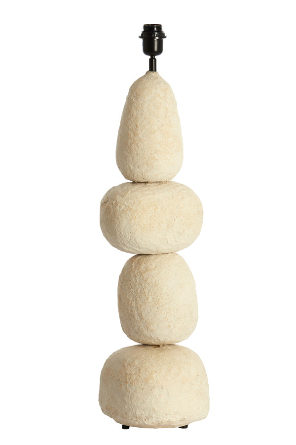 Elegant Cream Marree Lamp Base - 22x72 cm