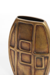 Antique Bronze Bolangi Vase 18x6x29 cm – Art Deco Elegance
