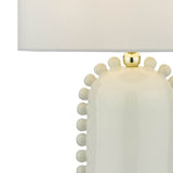 Dolce Table Lamp White Ceramic With Shade