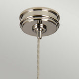 Vintage Style Polished Nickel Pendant Lamp Holder