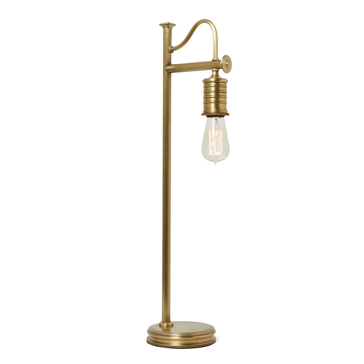 Vintage Aged Brass Table Lamp – Douille Collection